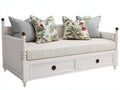 Sofás cama de madera 200 x 90 x 88 cm - blanco - diseño clásico con dos cajones de almacenamiento